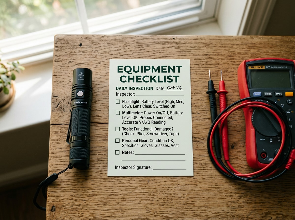 Simple outage troubleshooting checklist for deciding whether to call an emergency electrician