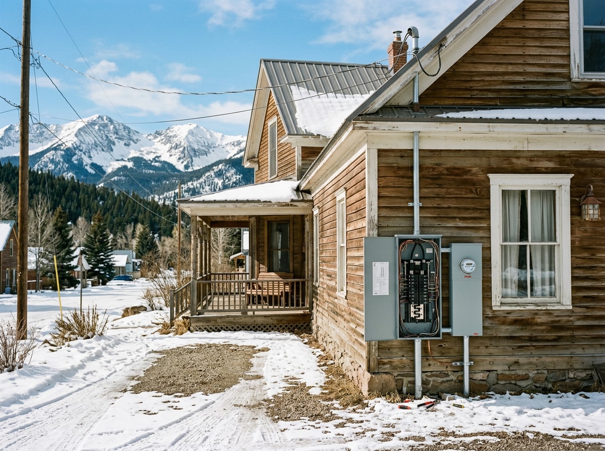 Historic Buena Vista home with an electrical panel upgrade in progress